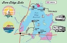 Fern Ridge Lake map Fern Ridge Lake map