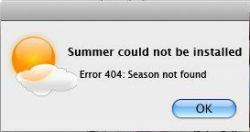 Summer Not found - Season could not be installed.
